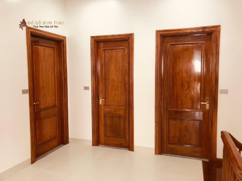 Cửa Gỗ Tự Nhiên Thông Phòng CGTP-10