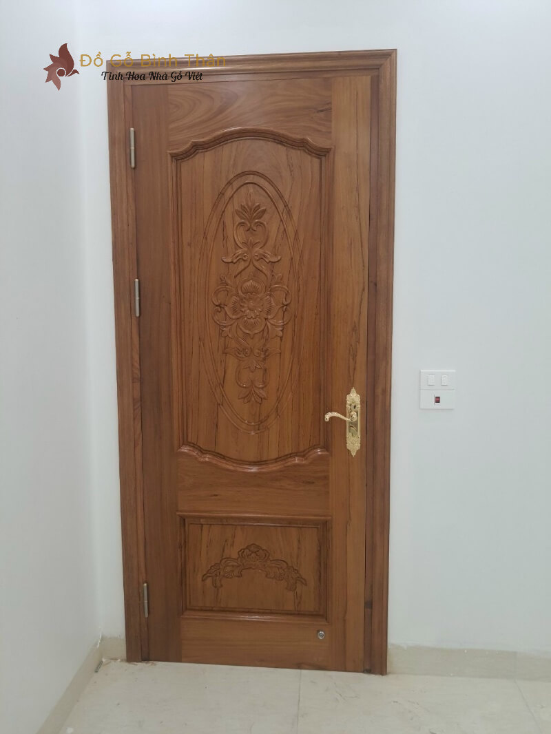 Cửa Gỗ Tự Nhiên Thông Phòng CGTP-18