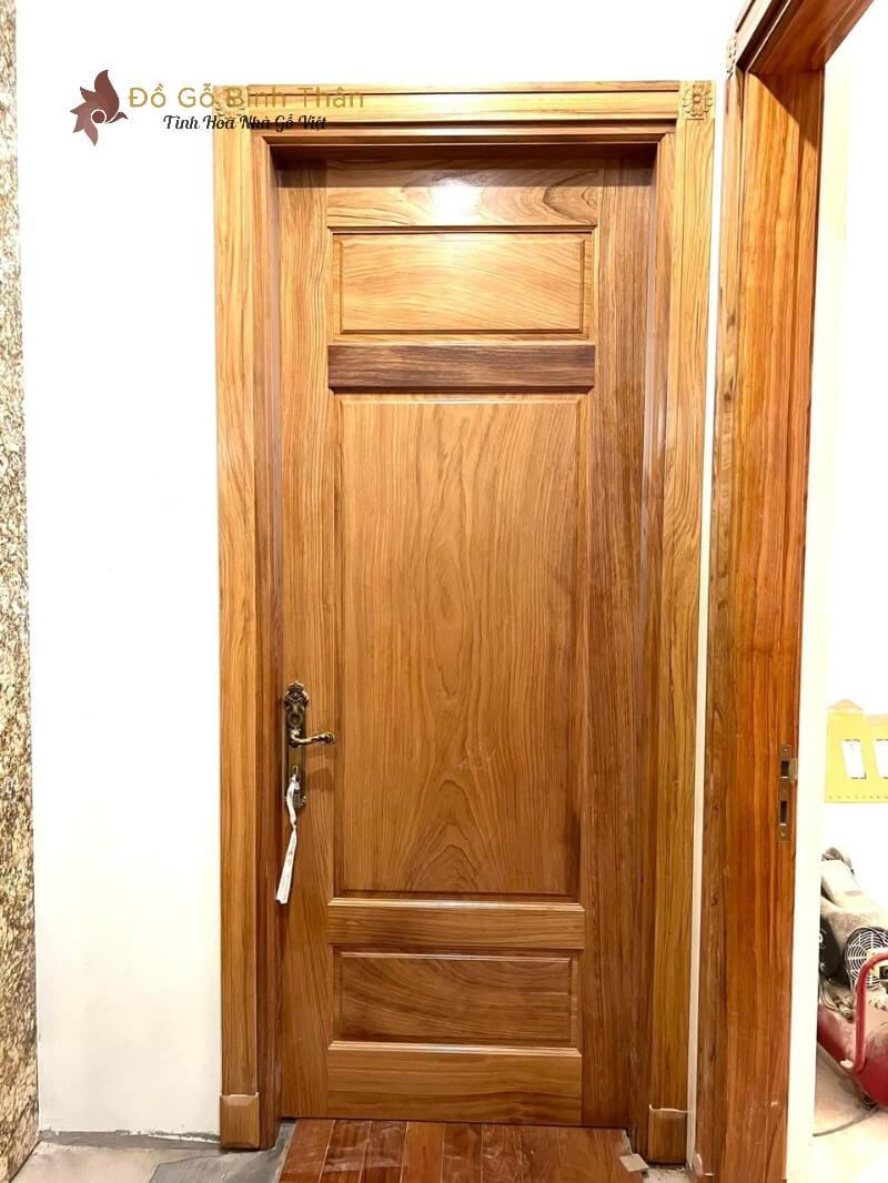 Cửa Gỗ Tự Nhiên Thông Phòng CGTP-02